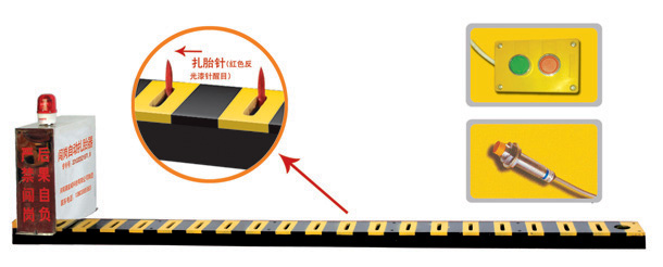 沙洋县V3嵌入式闯岗自动扎胎器/阻车器